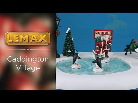 LEMAX North Pole Skating Rink, Battery Operated (4.5V) #14837